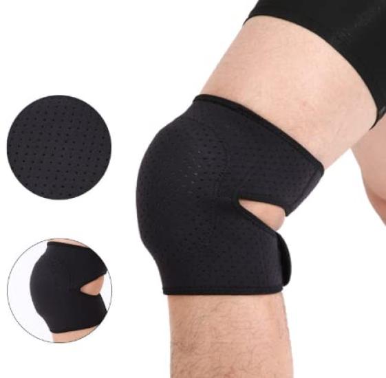 

Knee Large Knee Knee Joint Sponge Shock Perfect for Sports Support, 2-Piece Set, Size, Support, Support, Protection, Included, Absorption, Breathable, чёрный