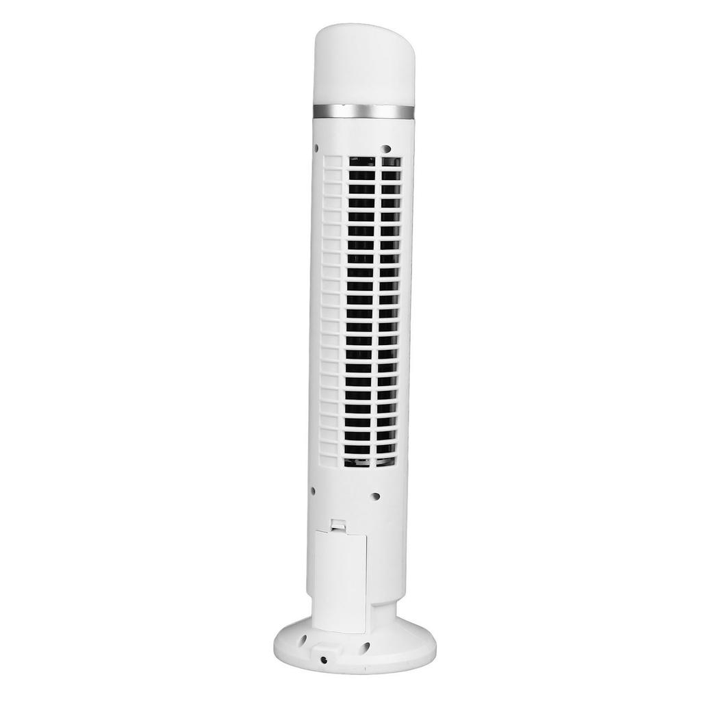 Bladeless Tower Fan Portable USB Desk Fan with Light for Home Bedroom  