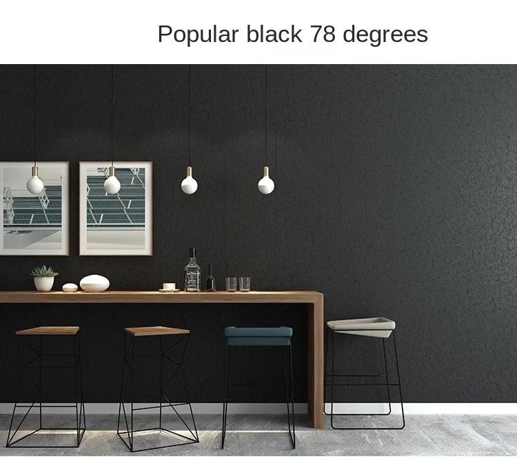 Carta da parati di lusso leggero nordico Kaze Jun seta liscia semplice moderna grigio blu caffè rosa carta da parati non tessuta