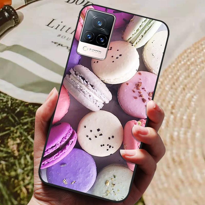For Vivo V21 5G Case V 21 Silicon Back Cover Phone Case for Vivo V2050 VivoV21 5G Cases Soft Bumper Coque for Vivo V21 5G Fundas