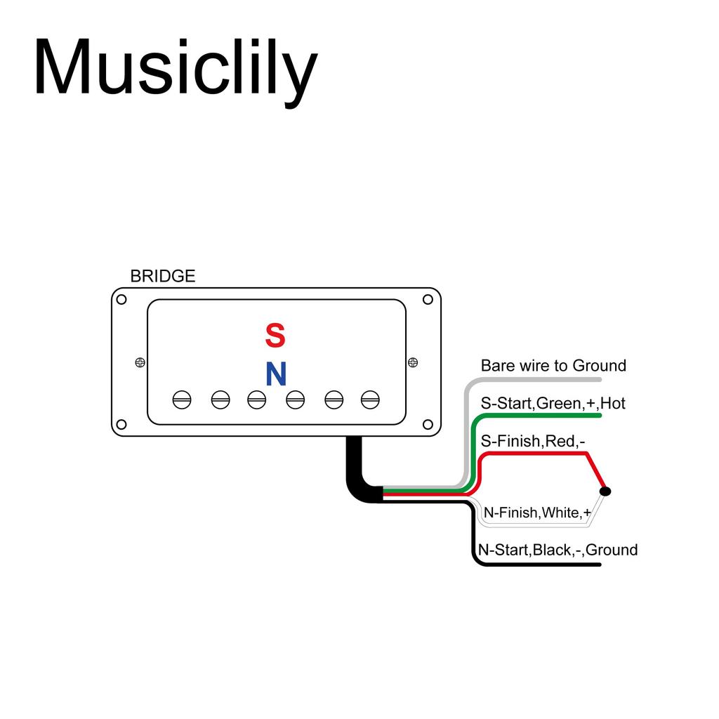 Artec LPA210 Alnico 5 Cover Humbucker Pickup Bridge PU for Les Paul Electric Chrome Guitar,