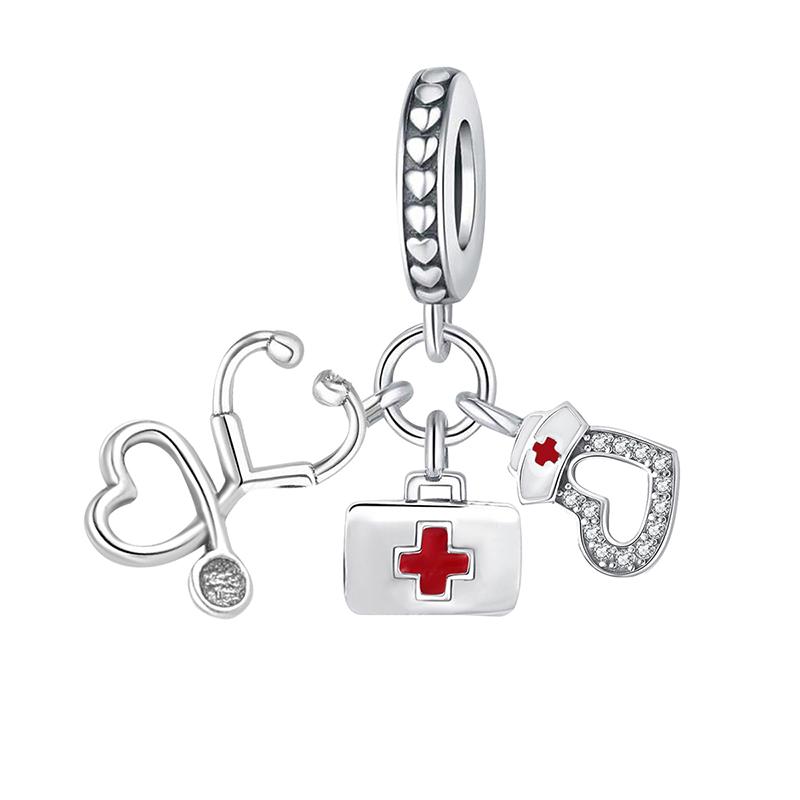 Copper Pink Crown Perfume Charms Beads Fit Diy Bracelet Necklace Making Gift Of High Quality Jewelry For Womens