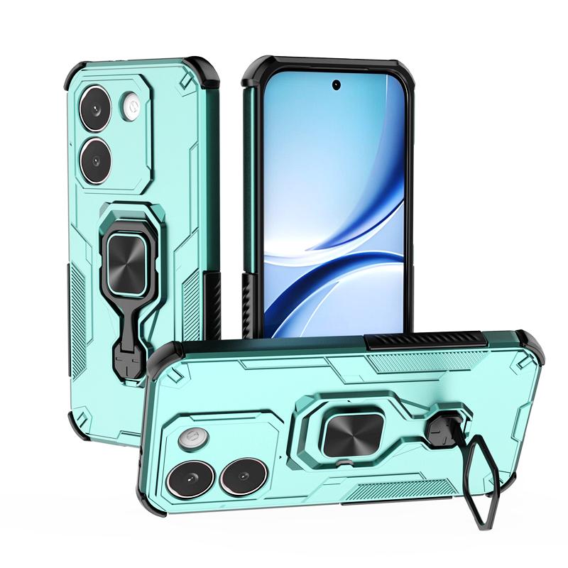 KEYSION Shockproof Armor Case for POCO X8 Pro Max Silicone+PC Upright Metal Live Ring Stand Phone Cover for Xiaomi POCO X8 Pro