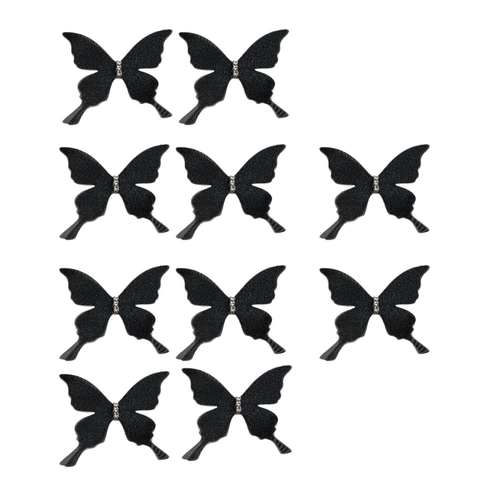 

10 шт. Декоративная булавка для штор Бабочка Безопасная булавка Стразы Украшения Булавка для украшения штор Аксессуары