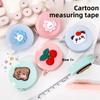 Cute Cartoon Mini Tape Measure for Portable Measurement of Three Measurements, Chest Circumference and Waist Circumference