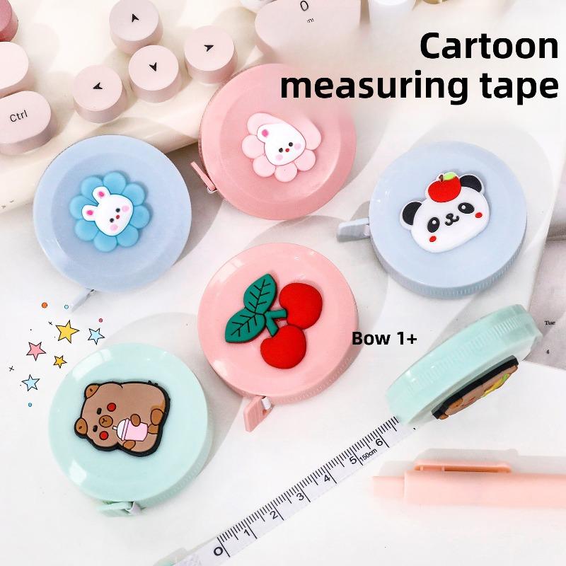 Cute Cartoon Mini Tape Measure for Portable Measurement of Three Measurements, Chest Circumference and Waist Circumference
