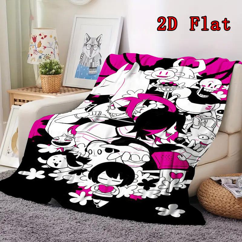 Undertale 2D Flat Pattern Flannel Blanket High Quality All Seasons Warmth and Comfort Perfect for Christmas Gifts.PMT0914214