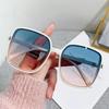 New Rice Nail Square Sunglasses Women's Brand Designer Fashion Sun Glasses Summer Outdoor Travel Eyewear UV400 Oculos De Sol