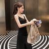 Sexy V-neck Suspender Dress Women's Long 2026 Autumn and Winter New Thin Temperament Bottoming Dress with a Small Black Dress Inside