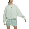 Nike Sportswear Collection Essentials Fleece-Lined Knit Pullover Sweater Women Tops Light-Green DJ7666-017