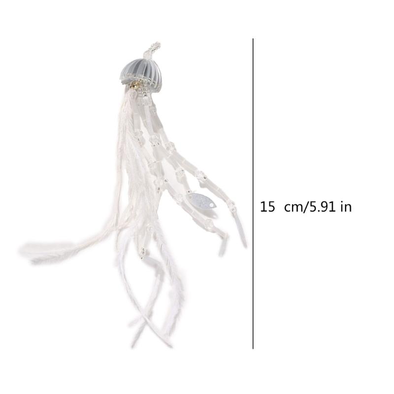 Unique Keychain Star Key Ornament Bag Pendant Delicate Jellyfish Decoration Aesthetic Bag Charm for Daily Party Use