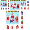 Christmas Themed Fabric Apron Colorful Printed Decorative Costume For Festive Celebrations