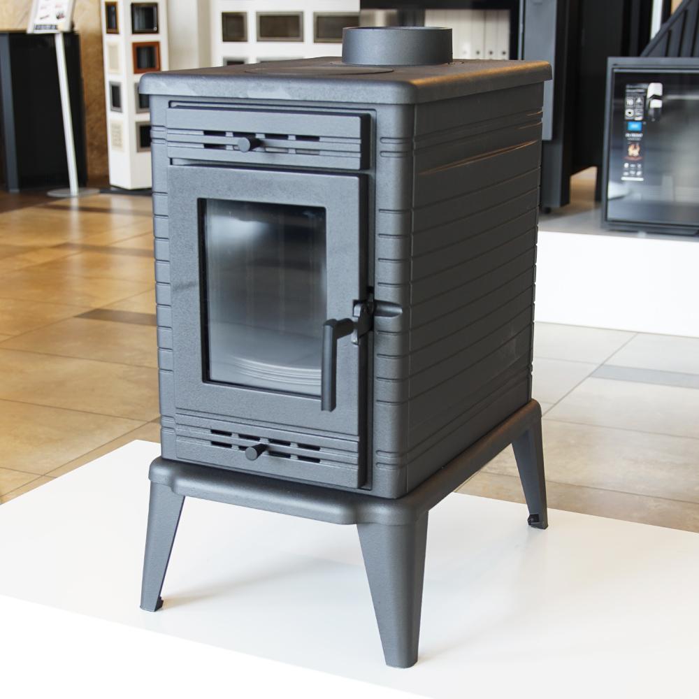 Wood Burning Cast Iron Stove KRATKI K10 Turbofan Ø 130 10 kW