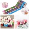 200PCS Sakura Decorative Sticker Flower Petals Tape Scrapbooking Sticky Paper Masking Tape