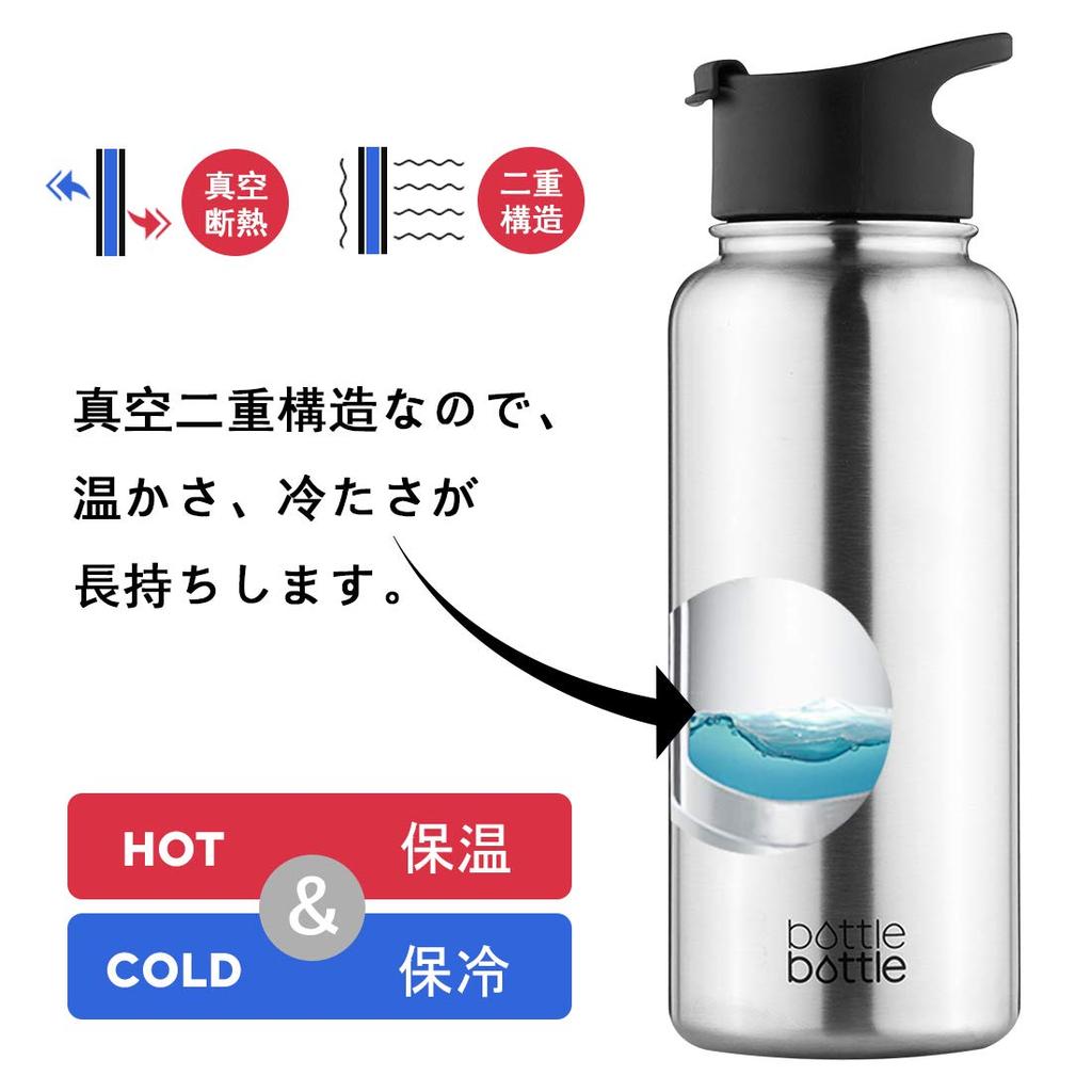 1000ml Stainless Steel Vacuum Insulated Water Bottle with Two Lids, Perfect for Travel, Outdoor Activities, and Sports, Silver