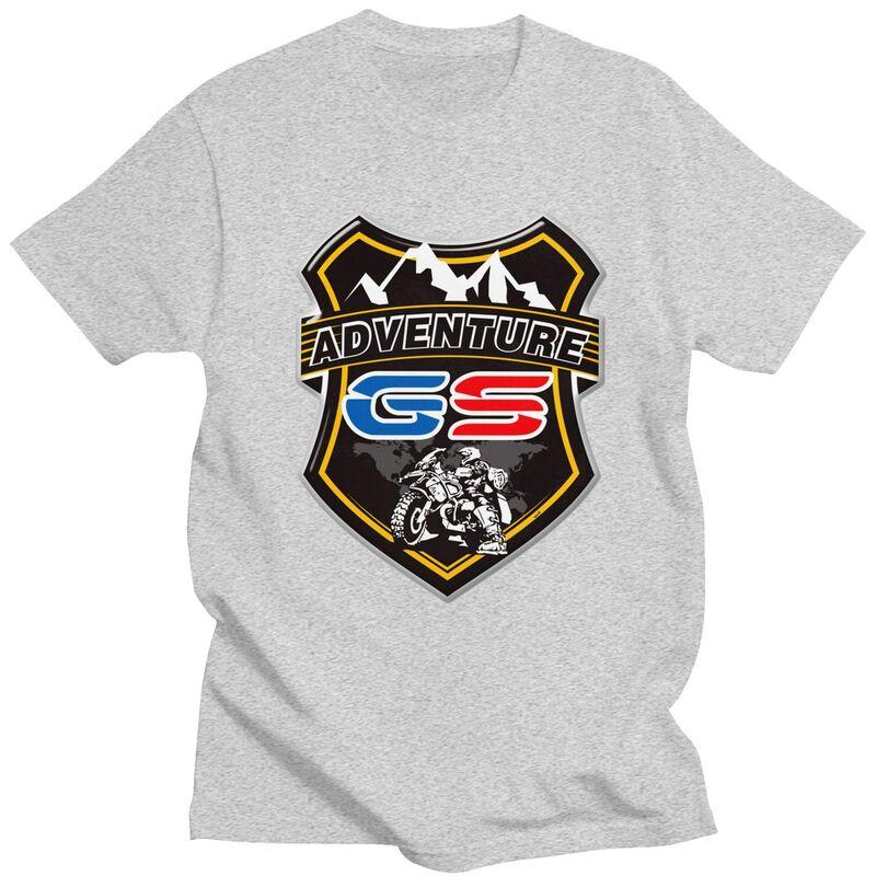 T-shirt Avventura Moto GS Personalizzate per Uomo 100% Cotone Magliette Biker Motorrad T-shirt Moda Abbigliamento