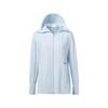 Li Ning Fitness Loose Cooling Comfortable Breathable Sun Protection Clothing Women Tops Light-Sky-Blue AFDVA74-4