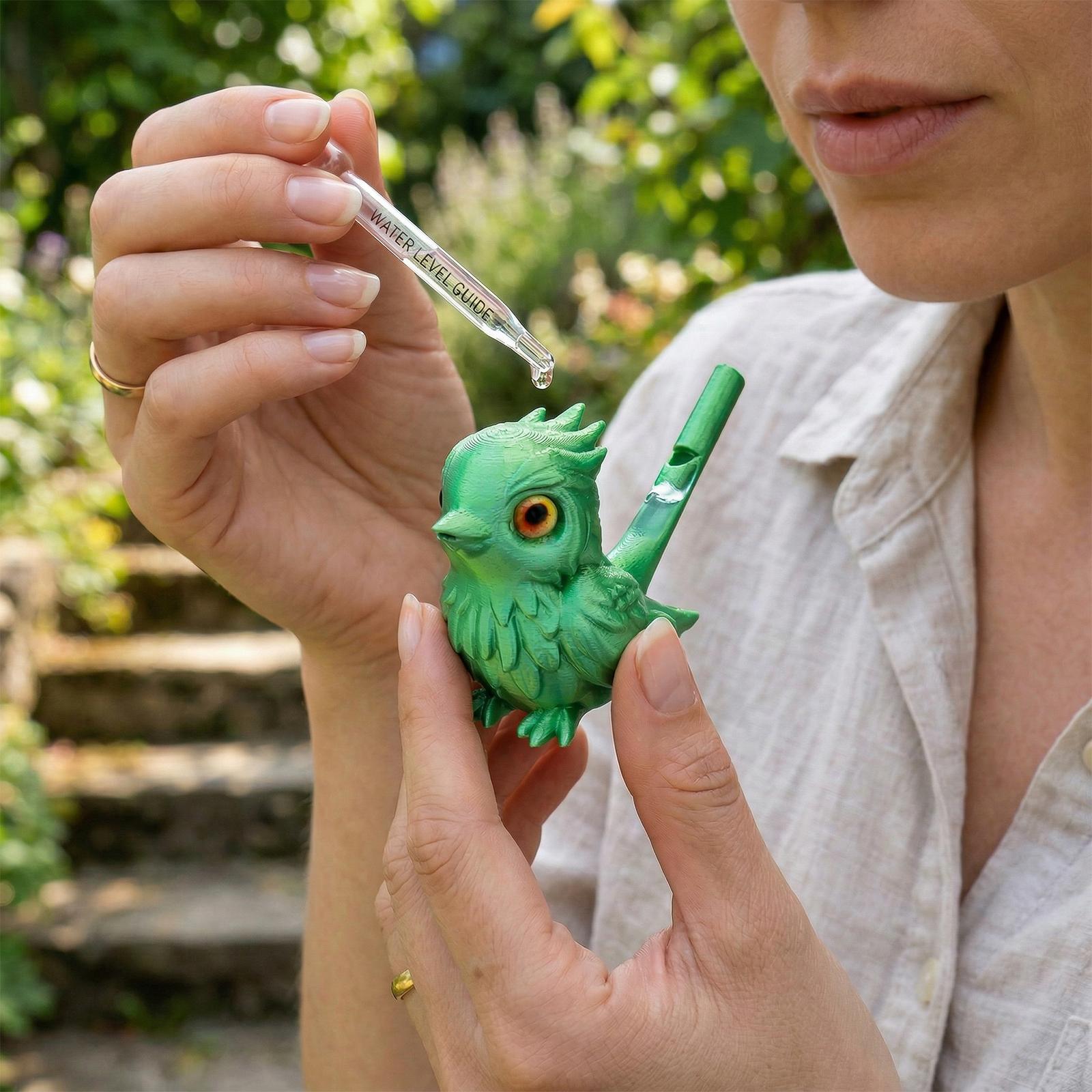 6Pcs 3D Printed Birds Whistles PVC Articulated Animal Figurines 3D Printing Musical Instrument for Home Office Decor China Mainland