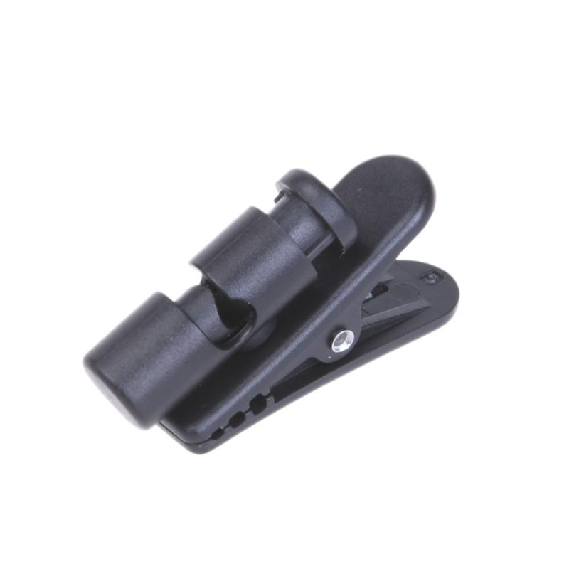 Long Last ABS Material Solid Clip Black Headphones Wire Clip for Managing Earphone Wire User Friendly Cord Holder
