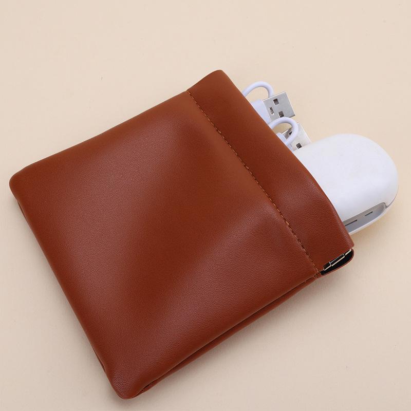 2025 Mini PU Leather Snap-Closure Coin Purse - Waterproof & Portable