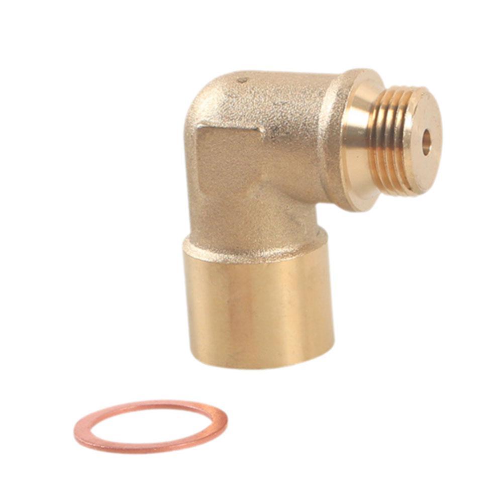 

90 градусов латунный M18x1.5 O2 датчик кислорода удлинитель проставка адаптер с прокладкой аксессуары для тюнинга автомобиля