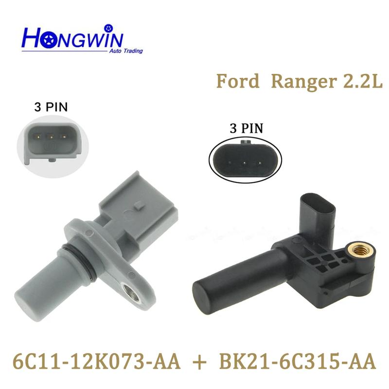 1SET Crankshaft Camshaft Position Sensor For Ford Ranger 2.2L BK216C315AA BK21-6C315-AA 6C11-12K073-AA 6C1112K073AA 6C1112K073AC