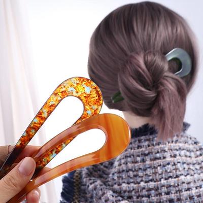 For Girls New Headdress Hanfu Hair Sticks Chinese Hair Fork Women Hairpins Acetate Hair Sticks