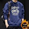 Men's Heavyweight American Style Round Neck Long Sleeve Loose Hoodie for Spring and Autumn