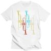 Retro Jazz Music Trumpeter Gifts Trumpet T Shirts Graphic Cotton Streetwear Short Sleeve Birthday Summer T-shirt Mens Clothing#Color(2)