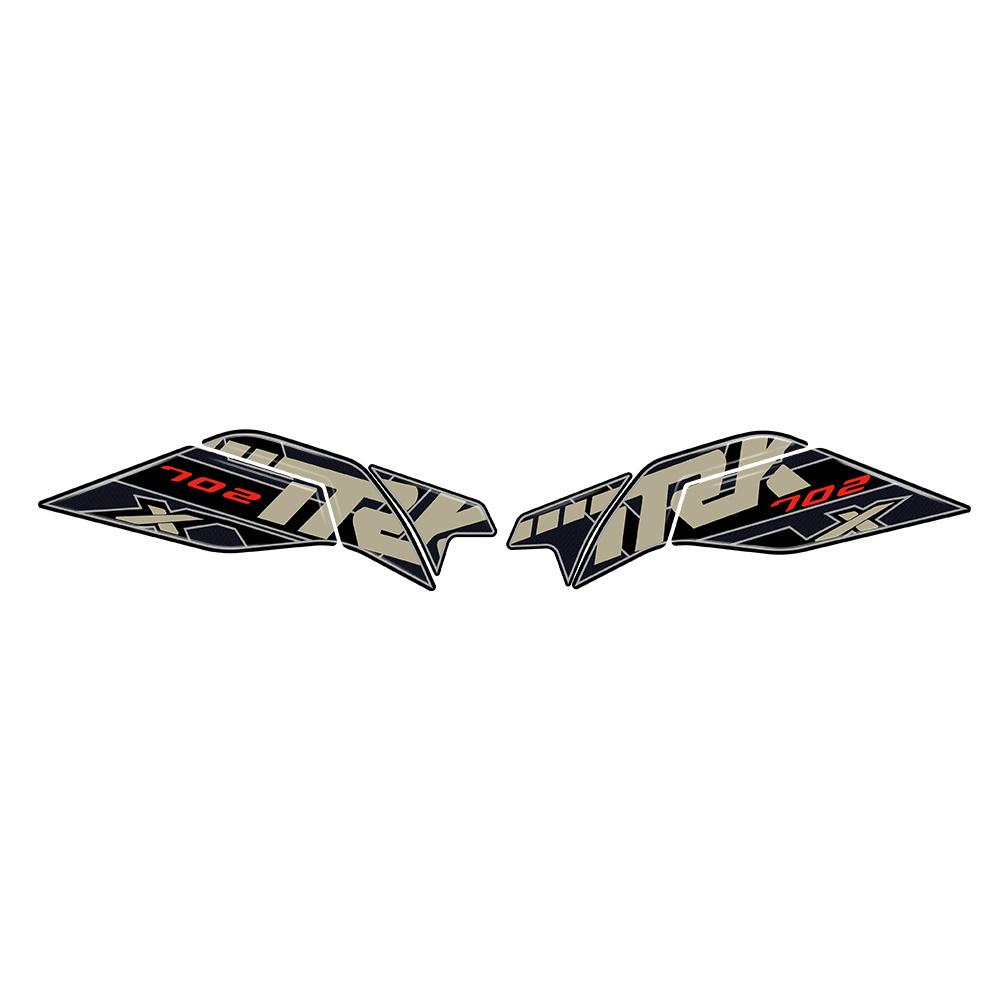 For Benelli TRK 702 X TRK 702X TRK702X 2023-2025 Tank Pad Sticker Motorcycle Tank Protector Decals