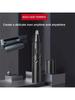 Black Electric Nose Hair Trimmers Ofer Low Noise High Torque,High Speed Motors for Washing Nose Hair for Both Men