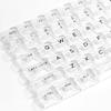 Xiaomi 132 Keys Crystal Transparent Keycaps For MX Switch Mechanical Keyboard Similar SA Profile Keycap ISO Enter RGB backlit Key Caps