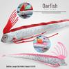 Children's Silver Shark & Ribbonfish Marine Animal Model Toy for Fish Tank Decor