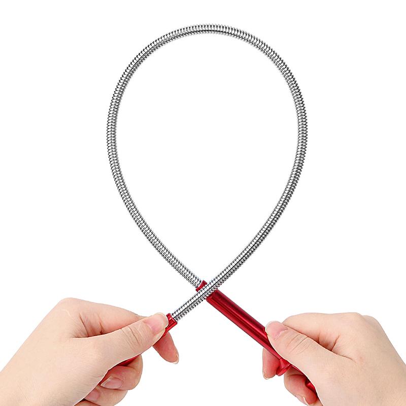 Spring Pick up tool Bendable Claw Gaps Magnetic Narrow Red Compact Drains Fingers Flexible Grab Grabber Hand tools China Mainland