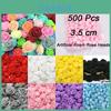 500 Pack Mini Foam Artificial Roses Heads For Wedding Party Home Decor Vibrant Fake Flowers