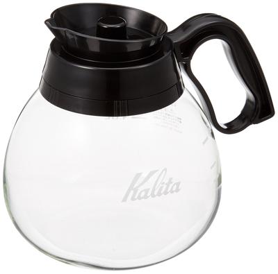 Coffee Decanter, Heat-Resistant Glass, 1.8L, Black, #32003