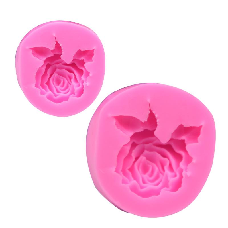 3d Large Bloom Rose Silicone Cake Molds Flower Fondant Mold Cupcake Jelly Chocolate Decoration Baking Tool Moulds Resin Molds