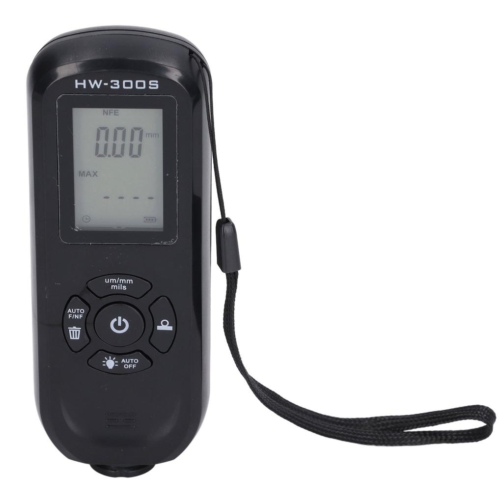 HW?300S Schichtdickenmessgerät Digitales LCD mit Hintergrundbeleuchtung Filmdickenmessgerät für Fertigung Metall