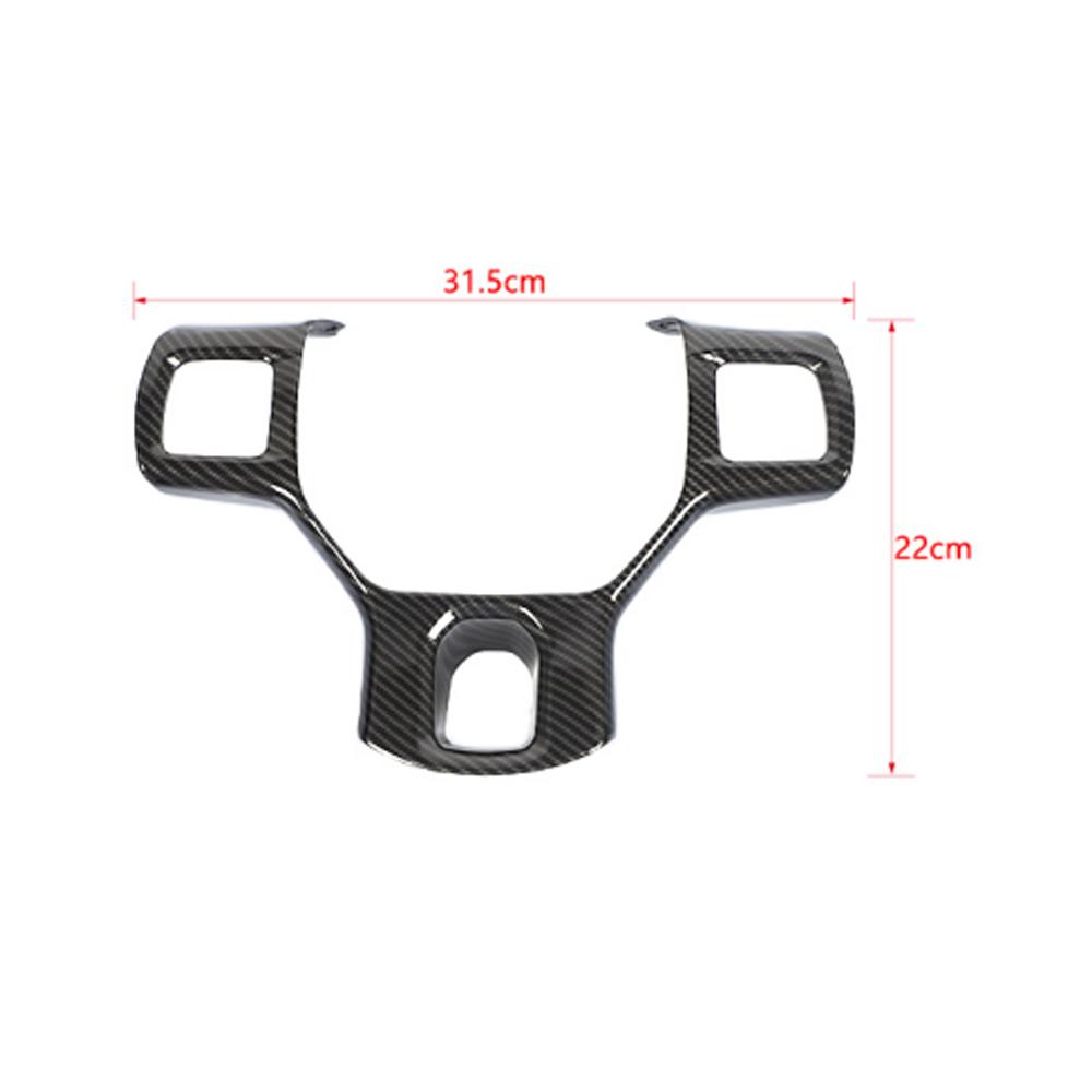 Car Steering Wheel Decoration Panel Cover Stickers for Dodge RAM 2010 2011 2012 2013 2014 2015 2016 2017 Auto Interior