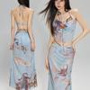 2025 Fairy-Inspired Three-Piece Swimsuit Set: Elegant, Conservative, and Perfect for Summer Vacations and Hot Springs.