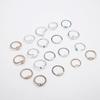 Multi-Piece Ring Set Of 19, Beach Style Women'S Jewelry.