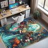 Final Fantasy Pattern Rug, Indoor/Outdoor Mat, for Picnic, Gameroom, Bedroom, Office, Living Room, Home Decor Carpet, Birthday Gift