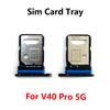 For Vivo V30 V40 Pro Lite 5G SIM Card Tray Slot Holder Adapter Socket Repair Parts