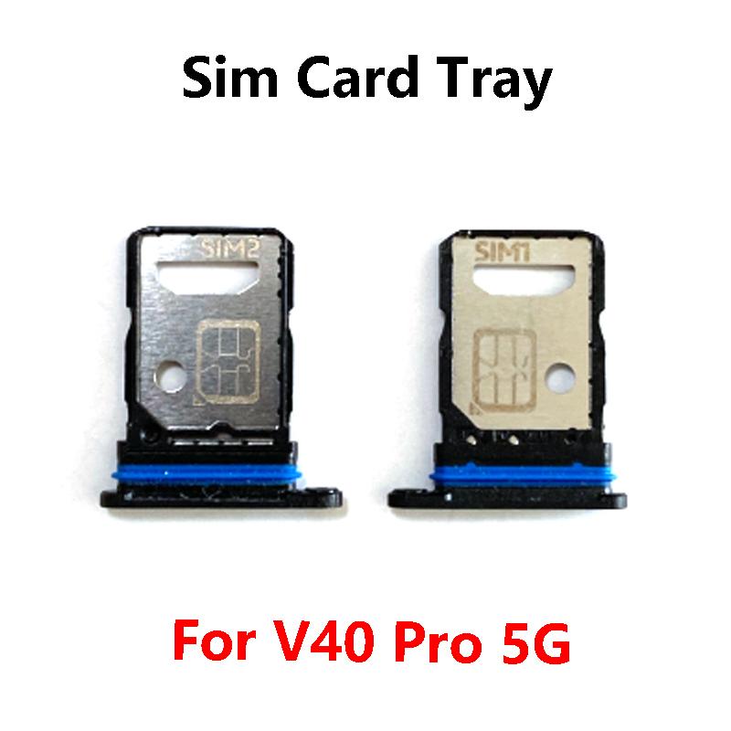 For Vivo V30 V40 Pro Lite 5G SIM Card Tray Slot Holder Adapter Socket Repair Parts