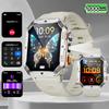 Men Smart Watch For Android IOS 1000mAh Flashlight 3ATM Waterproof Fitness Watches Voice Bluetooth Call 2.01" HD Smartwatch