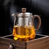 Weisheng High-End Heat-Resistant Glass Tea Infuser Teapot with Filter for Home & Office.