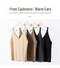 Autumn/Winter Cashmere Camisole Cardigan: Women's Slim-Fit, Versatile, Sleeveless Knitwear