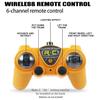 6-Channel Remote Control Engineering Vehicle 2.4G Rechargeable Dump Rc Truck Toy With Light/Sound Effects, Children'S Gift