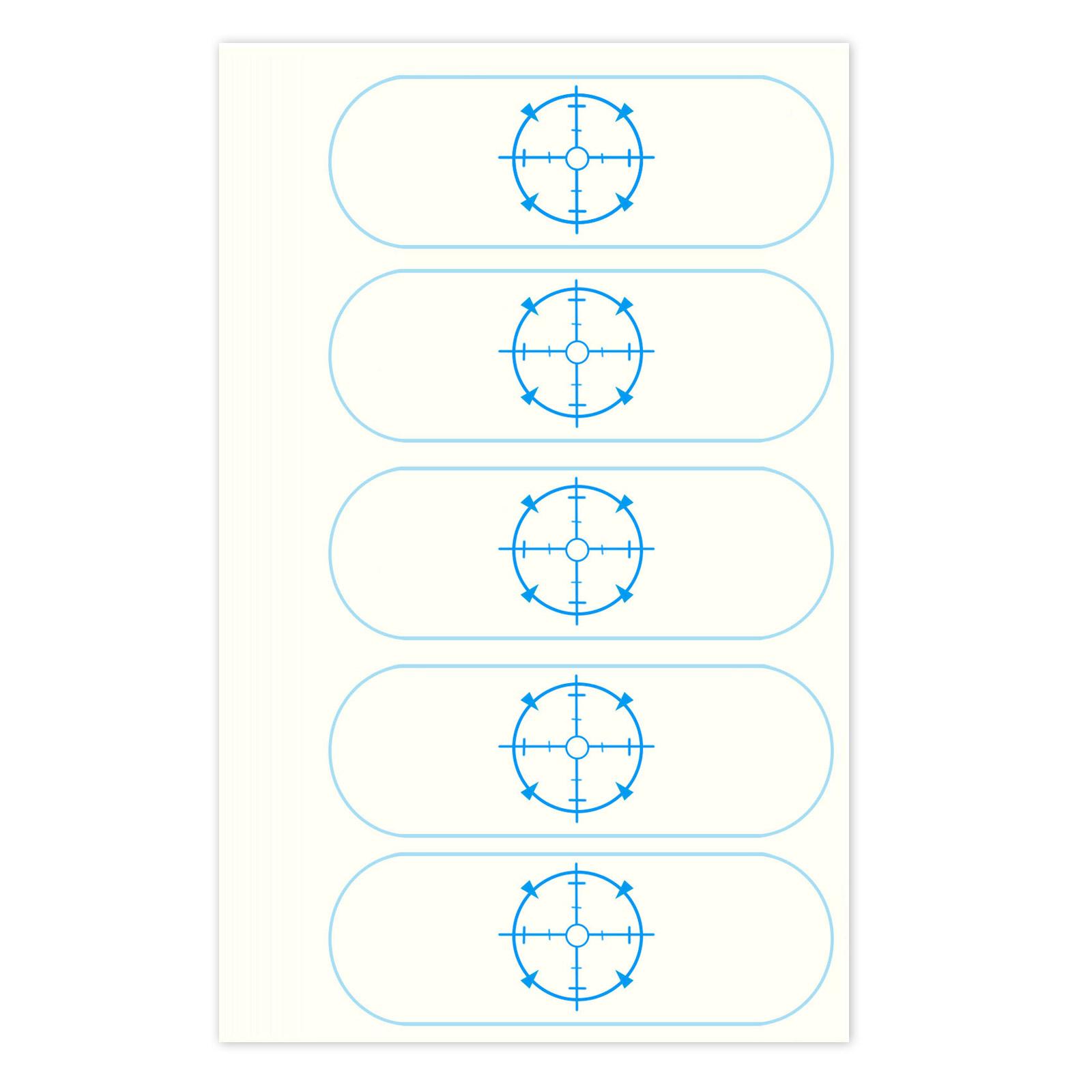 

Golf Impact Tape Labels Golf Club Impact Stickers for Woods Irons and Putters Golf Swing Tape Self-Teaching Sweet Spot 3