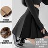 Women High Waist A-Line Pleated Mini Skirt Casual Slim Anti Chafe Liner Skirt For Spring Summer Autumn Daily Wear